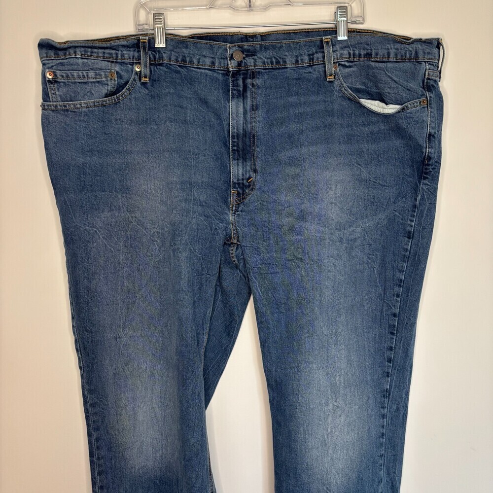 LEVI'S 541 50X30 Athletic Taper Jeans Mens Denim 5 Pocket Stretch Big & Tall